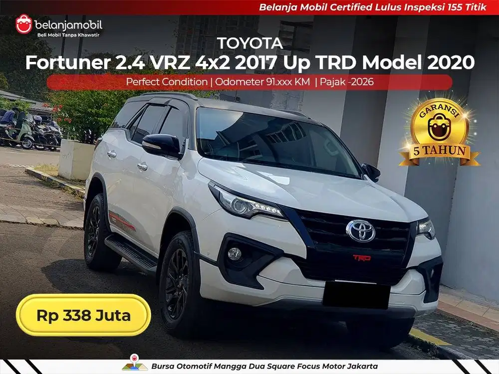 [ UPGRADE TRD 2020 ] Toyota Fortuner 2.4 VRZ 4x2 Diesel AT 2017 2018