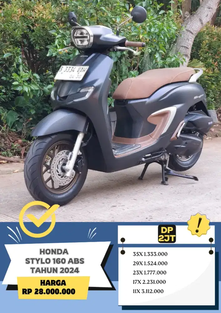 Honda Stylo 160 ABS TAHUN 2024 Siap Pakai