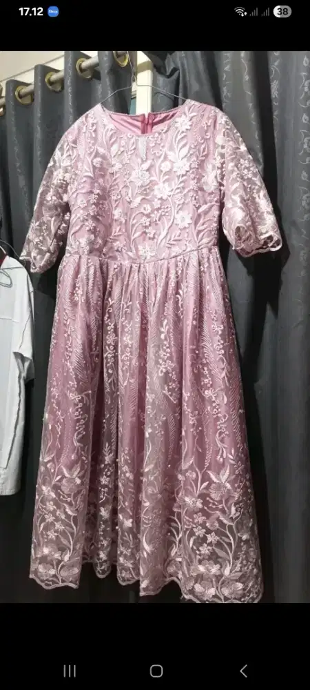 Dress wanita pink