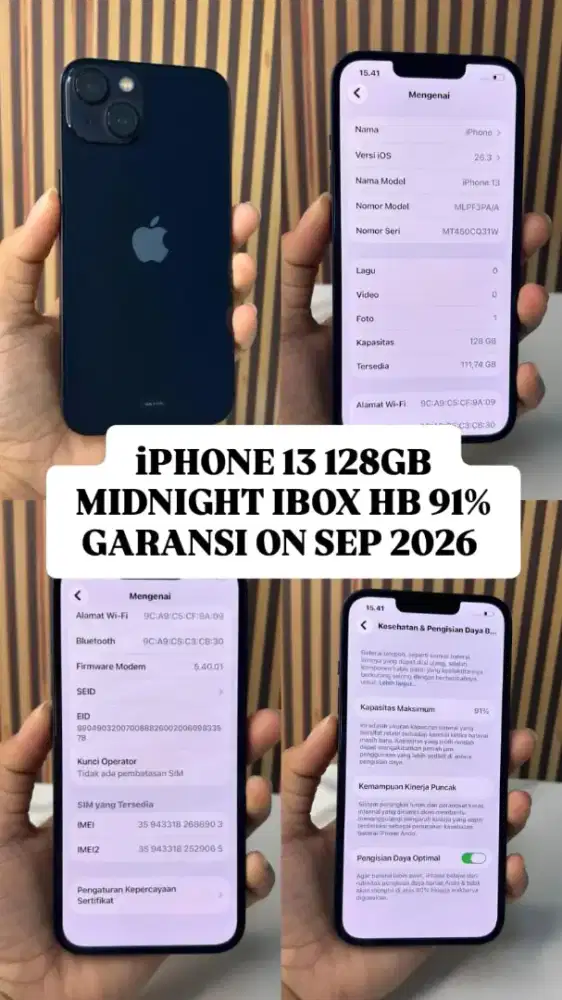 IPHONE/IP 13 128 Ibox