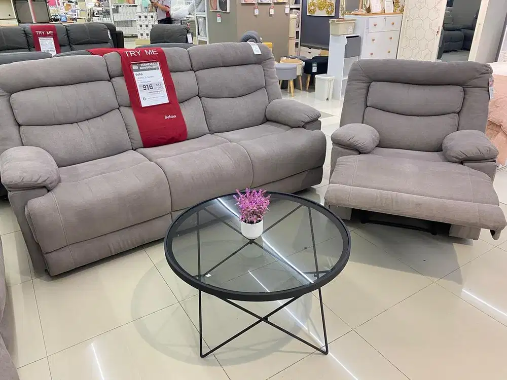 Sofa 3S Laurel Free 1S Recliner