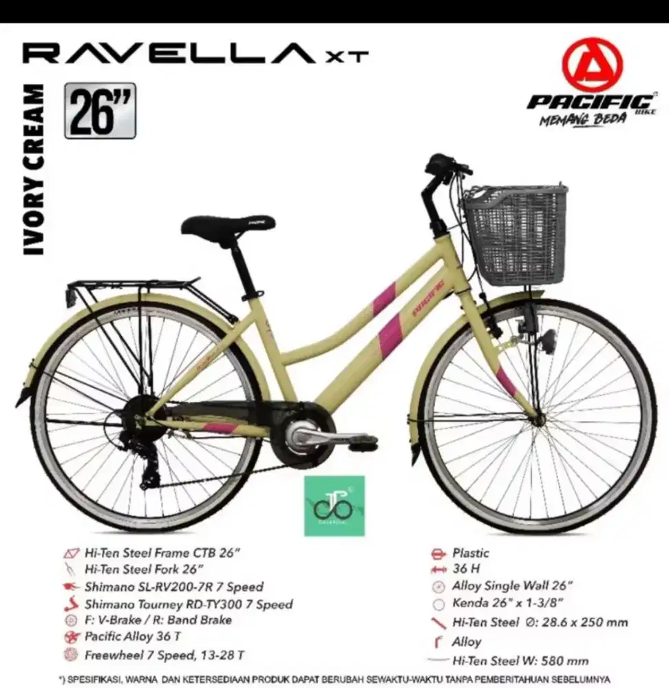 Ctb 26, ravella XT, 7 speed