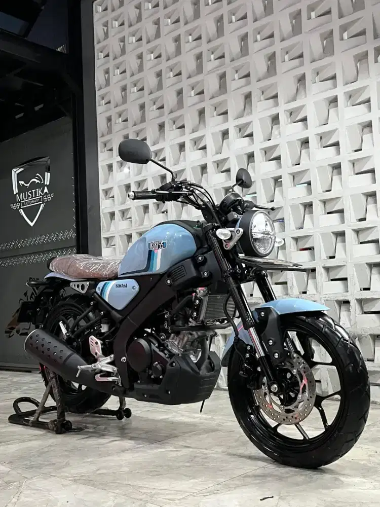 Yamaha XSR 155 Light Blue Wanderlust.KM 1rb Perak. DANNY Mustika Motor