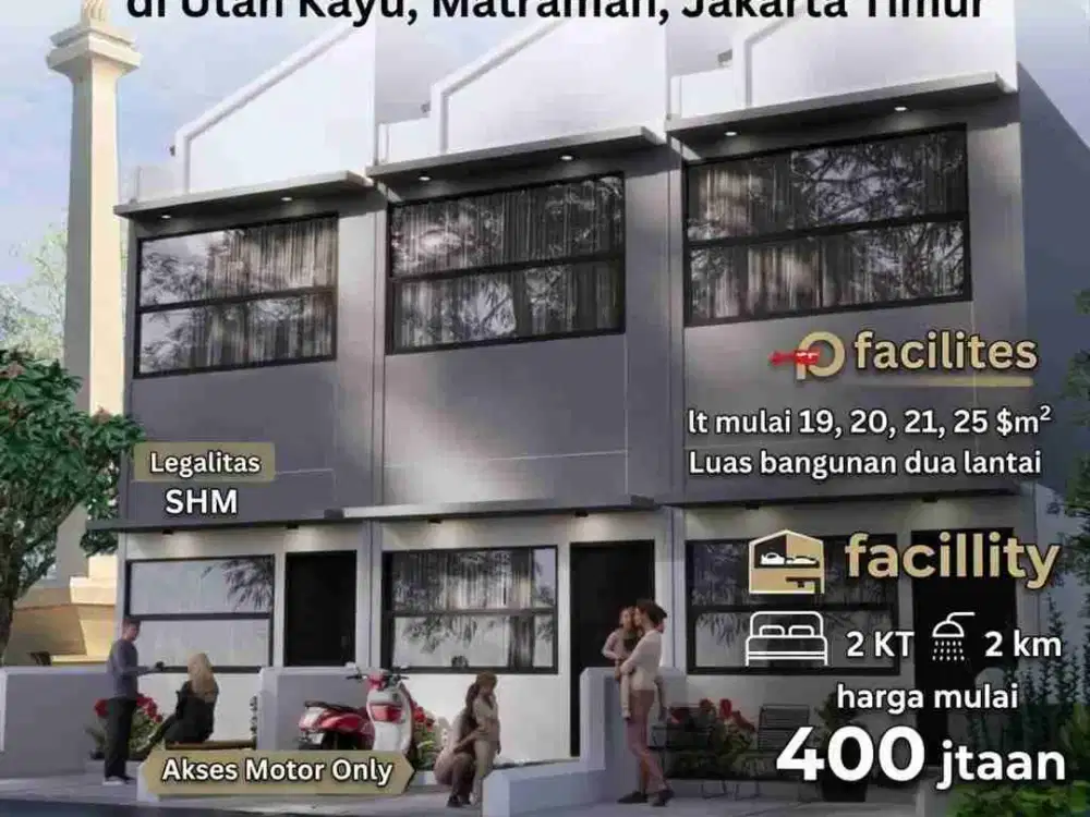 Rumah Baru di Utan Kayu, Matraman, Jakarta Timur