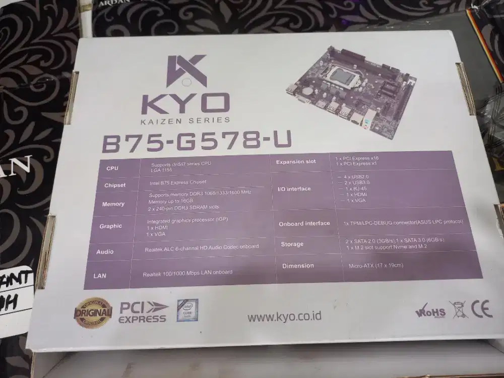 Mobo kyo ddr3 slot nvme m.2