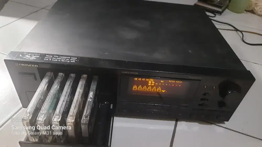 Tape deck pioneer 6kaset