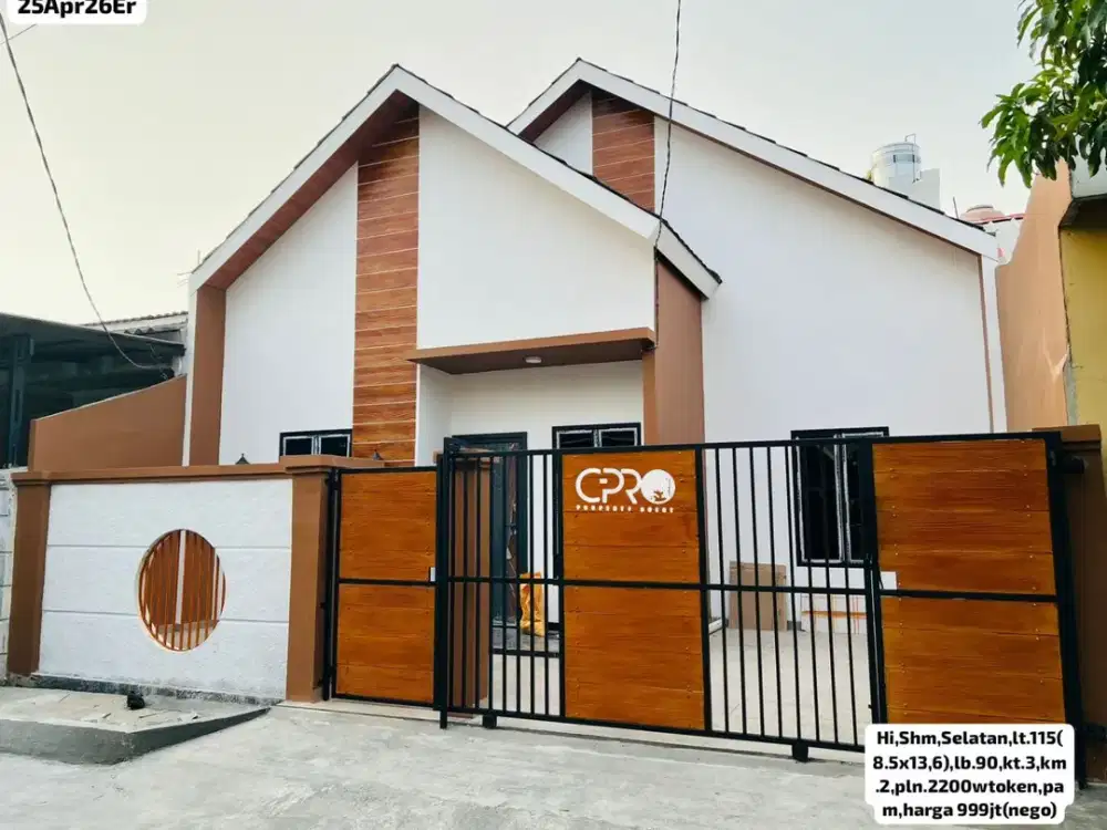 Rumah Modern Harapan Indah Bekasi Minimalis Elegan Siap Huni Akses Strategis