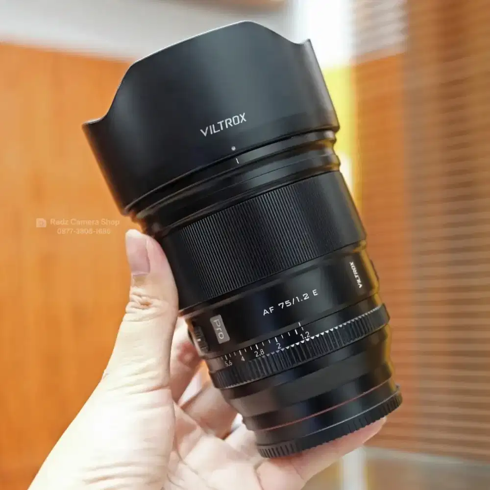 Viltrox AF 75mm F1.2 STM Pro Sony E Fullset Siap Pakai