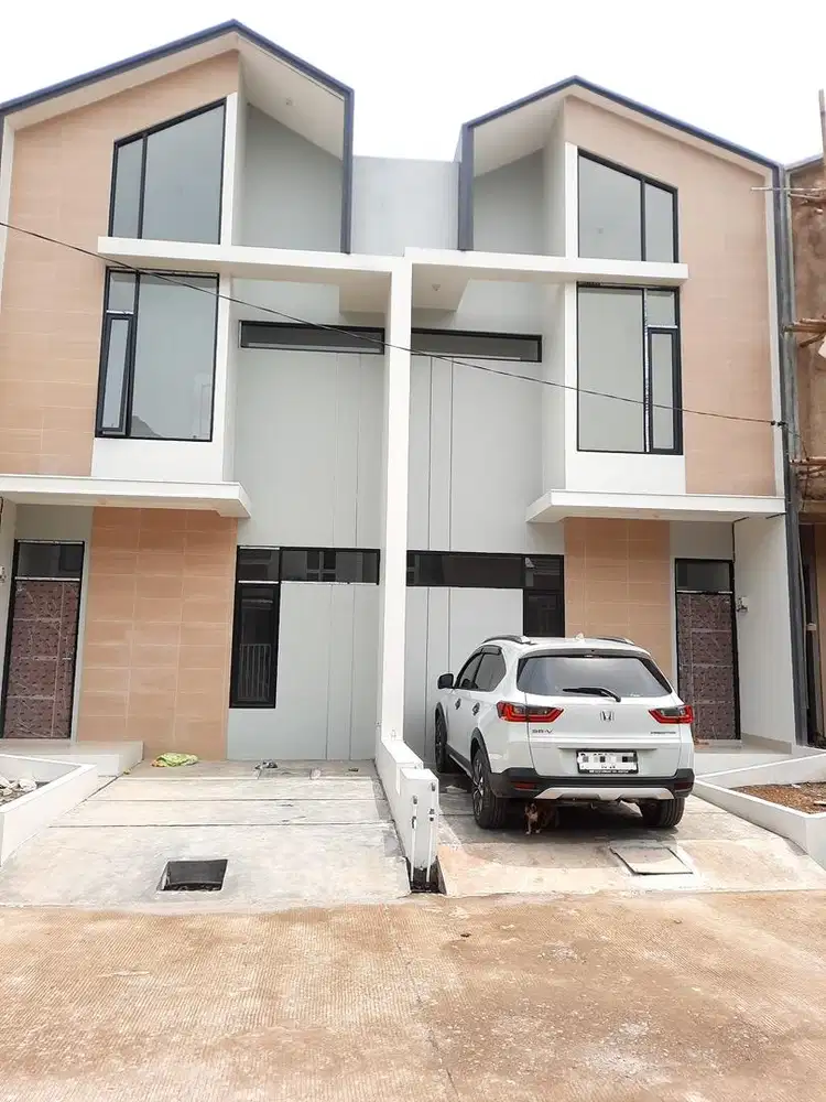 Disewakan Dikontrakan Rumah baru 2 lantai siap pakai Katapang