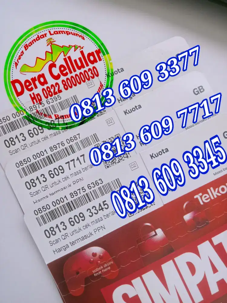 Nomor cantik Telkomsel 11 digit rapi cocok untuk CP usaha /pribadi