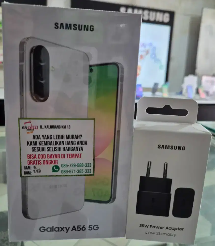 PROMO SAMSUNG GALAXY A56 5G FREE ADAPTER ORI SAMSUNG