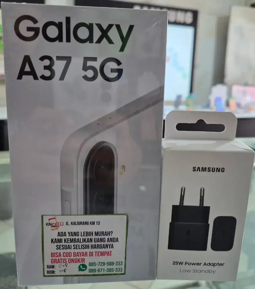 PROMO NEW SAMSUNG GALAXY A37 5G FREE ADAPTER ORI SAMSUNG