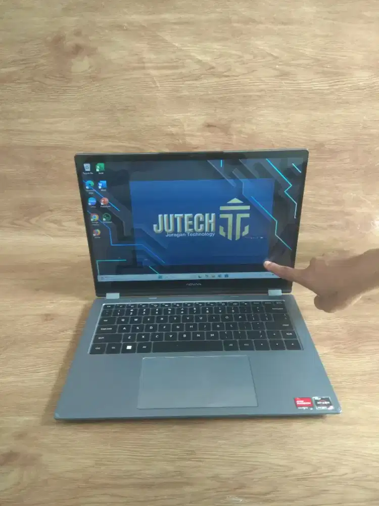 2IN1 Laptop Advan Slim Ryzen 5 (7000) Series Ram 8GB TouchScreen