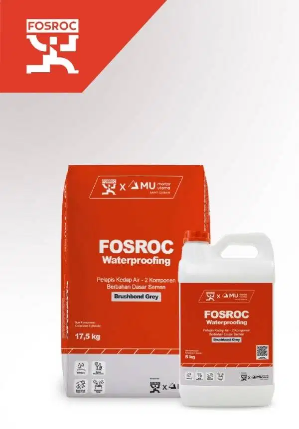 Fosroc Brushbond Grey 22.5 Kg Semen Coating Waterproofing