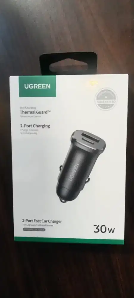 UGREEN 25845 Car Charger Mobil USB + Type C PD 3.0 30W