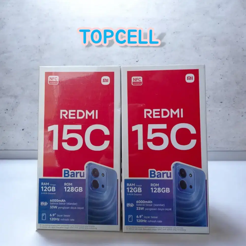 Xiaomi Redmi 15c 6/128 New Garansi Resmi