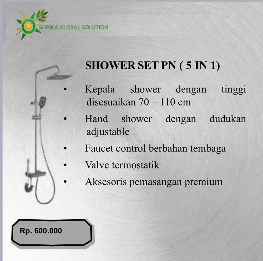 SHOWER SET TERMOSTATIK PREMIUM
