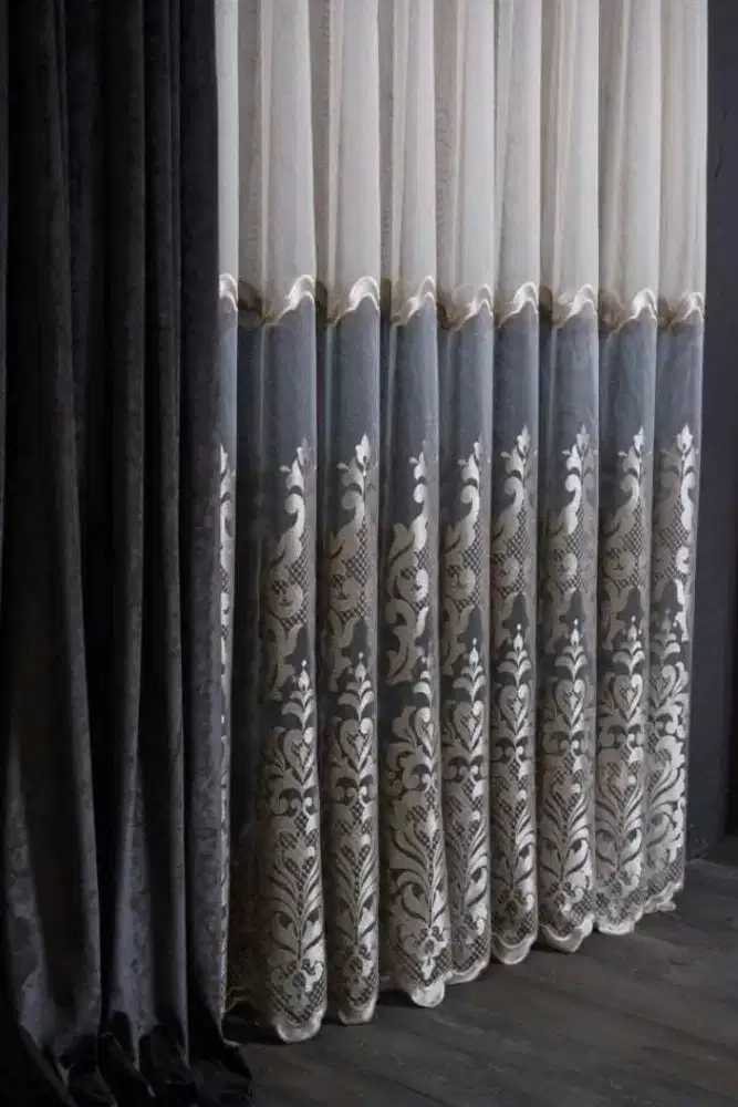 Pasang gordyn gorden murah vertikal roll blind jasa wallpaper dinding