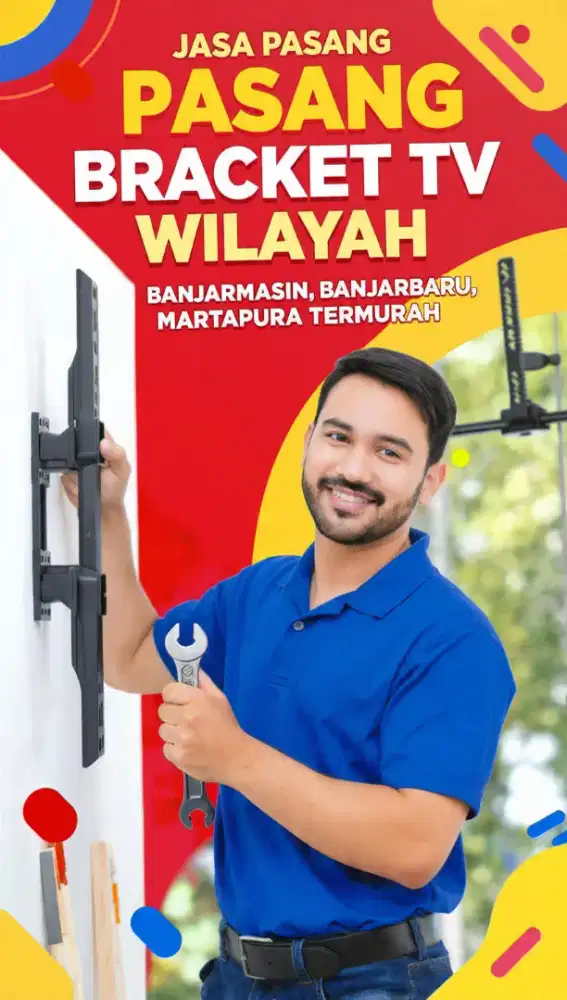 Jual bracket tv/gantungan tv, briket tv, breket tv, braket tv