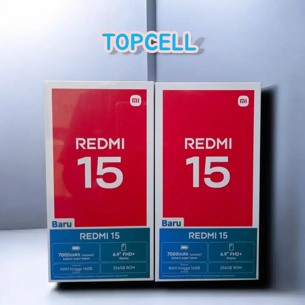 Xiaomi Redmi 15 8/128 New Garansi Resmi