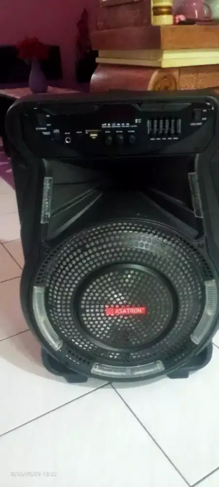 Dijual speaker portable asatron titanium ukuran 15 inc