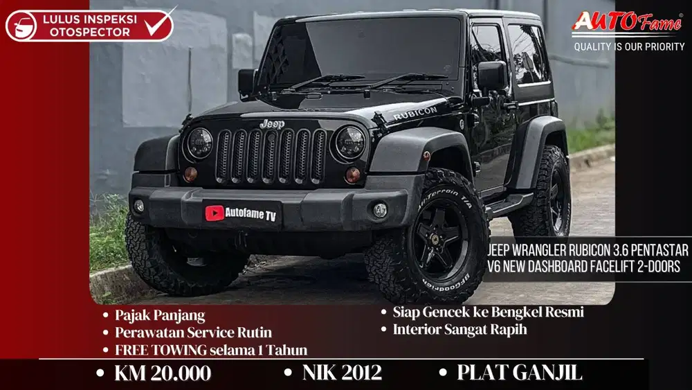 KM20RB Jeep Wrangler Rubicon 3.6 Pentastar V6 New Dashboard Facelift 2