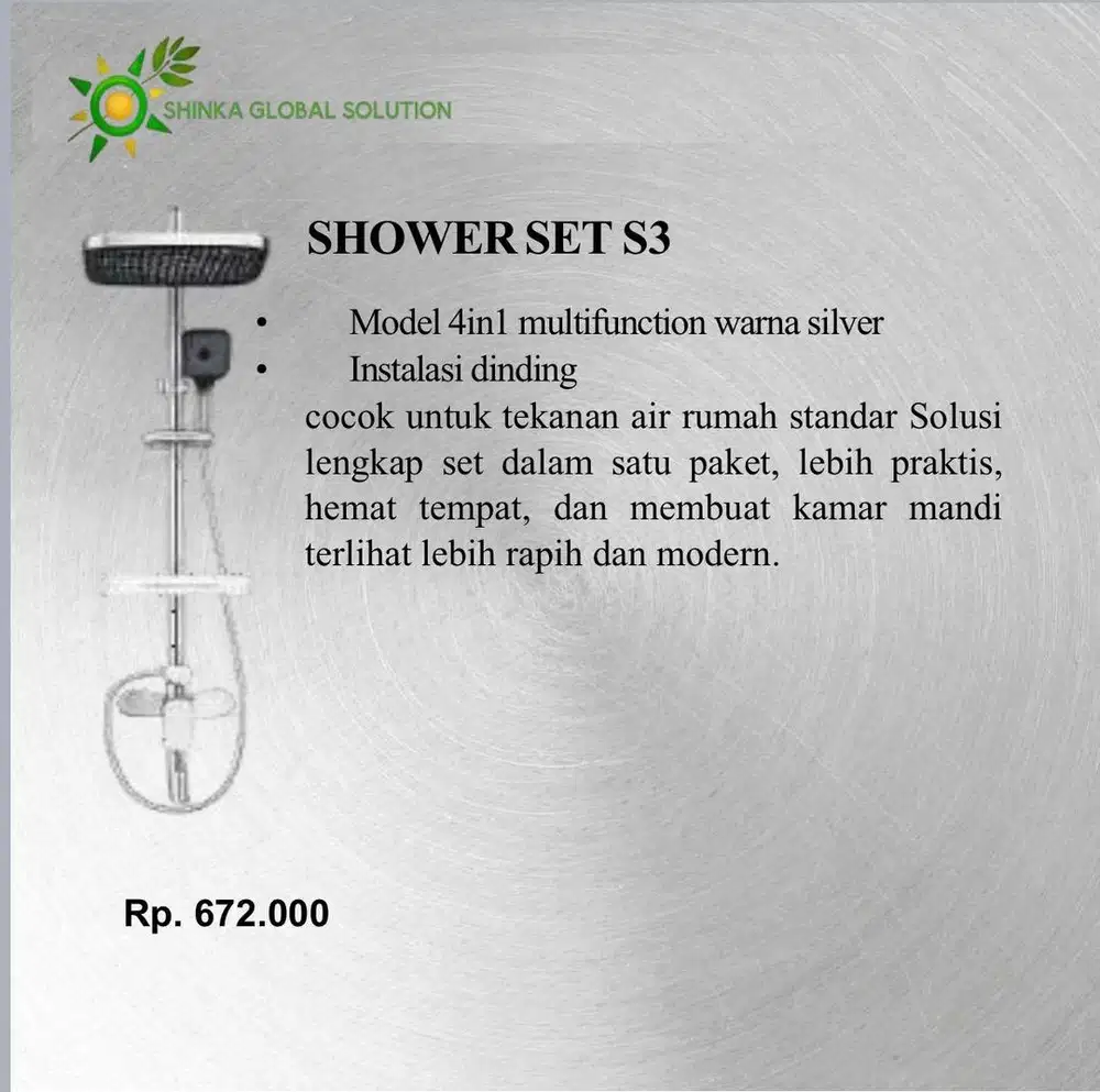SHOWER SET 3 IN 1