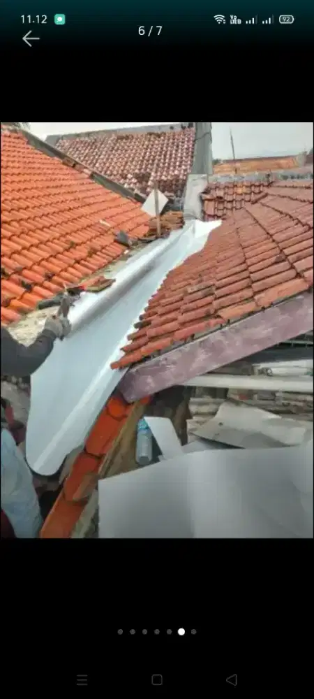 Atap bocor kanopi atap bajarigan terpasang dll bergaransi