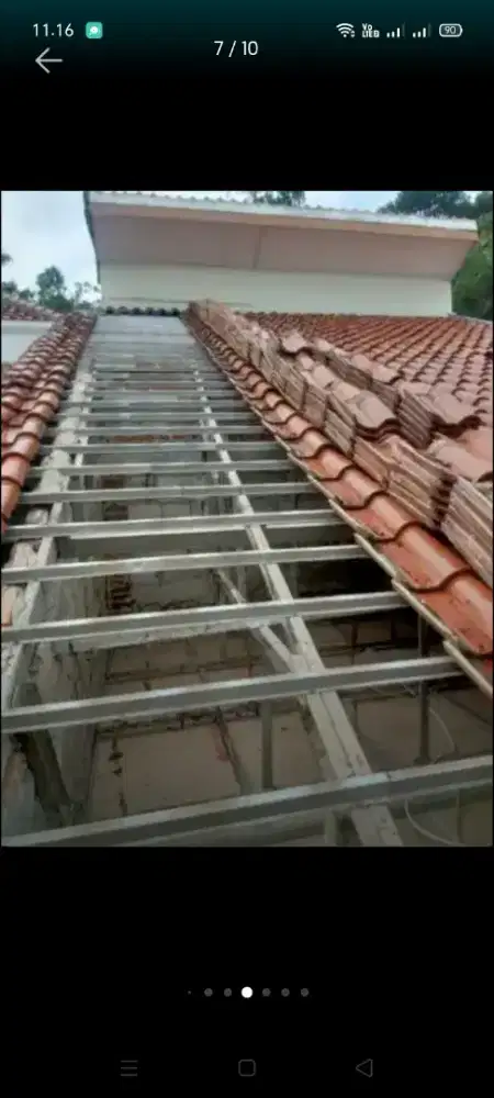 Atap bocor kanopi atap bajarigan terpasang dll bergaransi