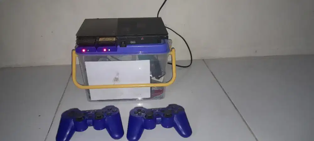 PS2 merk Sony slim lengkap games