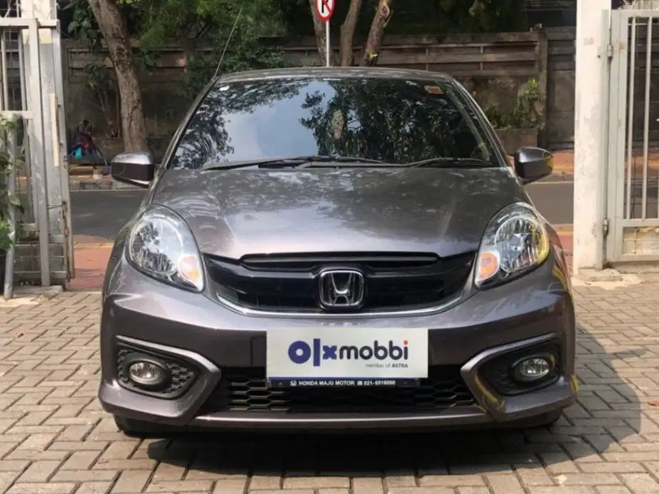 CASH TEMPO!* 0% Bunga Honda Brio Satya 1.2 E Bensin-AT Abu 2018