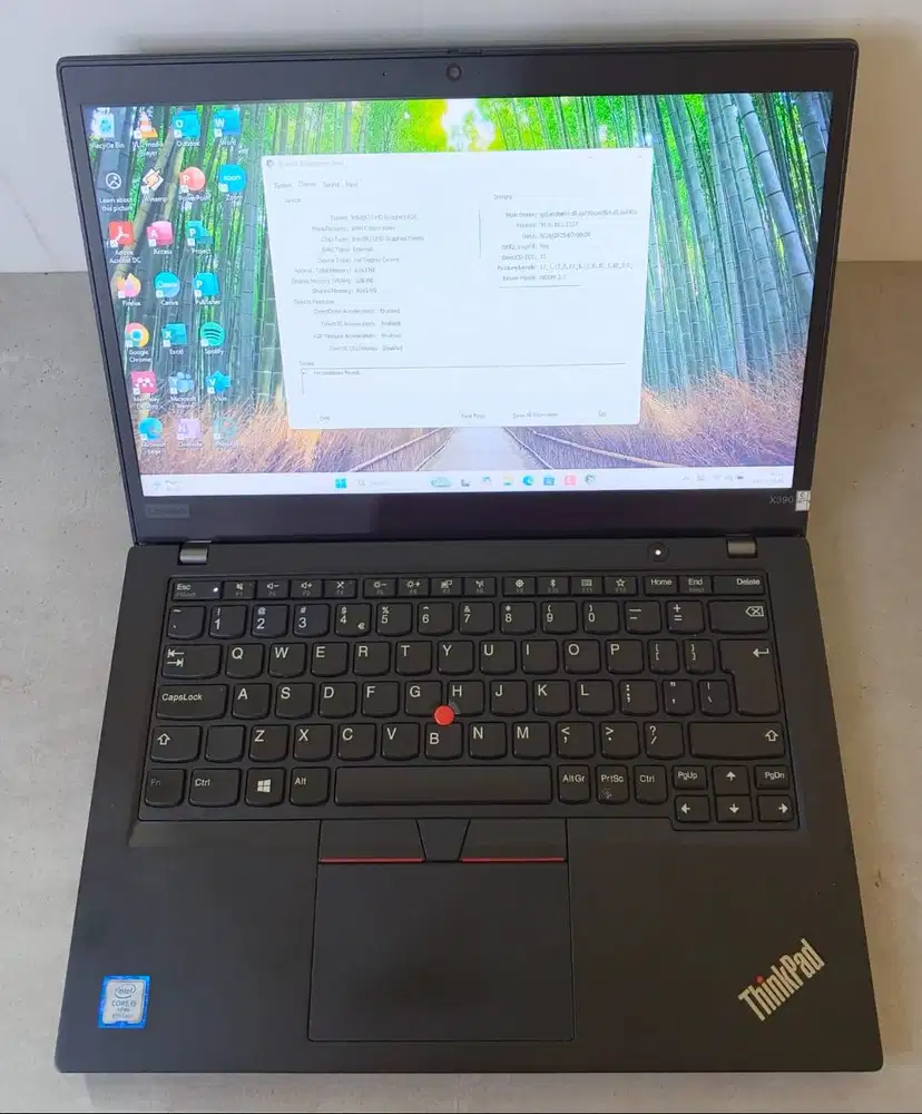 LENOVO THINKPAD X390 CORE I5 GEN 8 RAM 16GB SSD 256GB