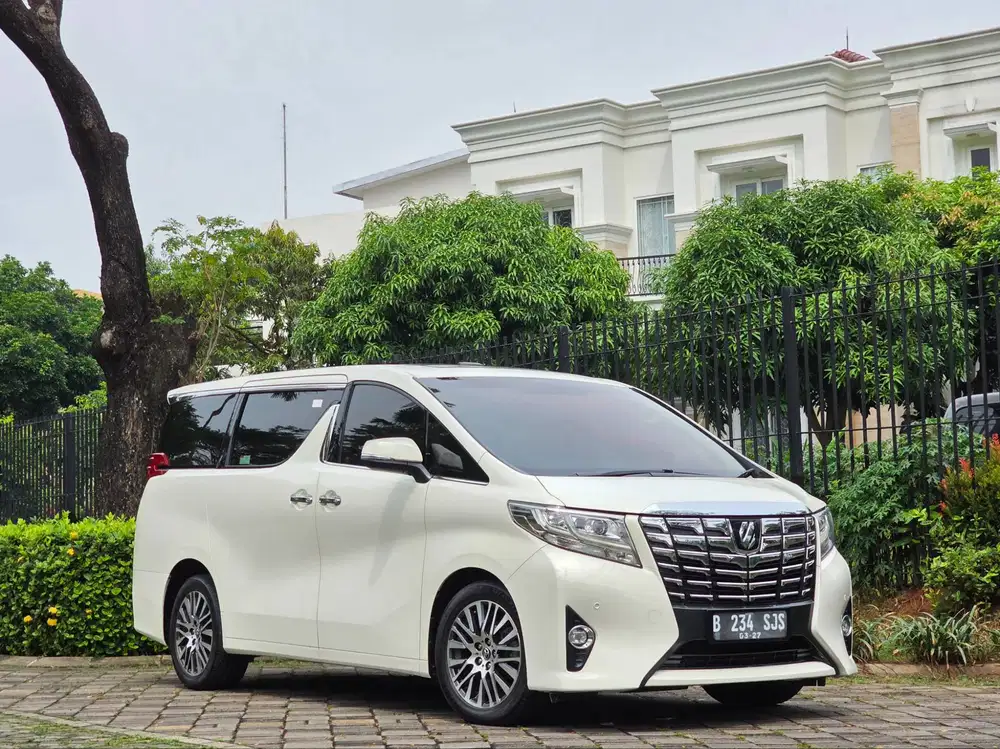 KM.72.RB ASLI|TDP 50.JT| ALPHARD G ATPM 2017 NIK'2016 PUTIH SEGER !!