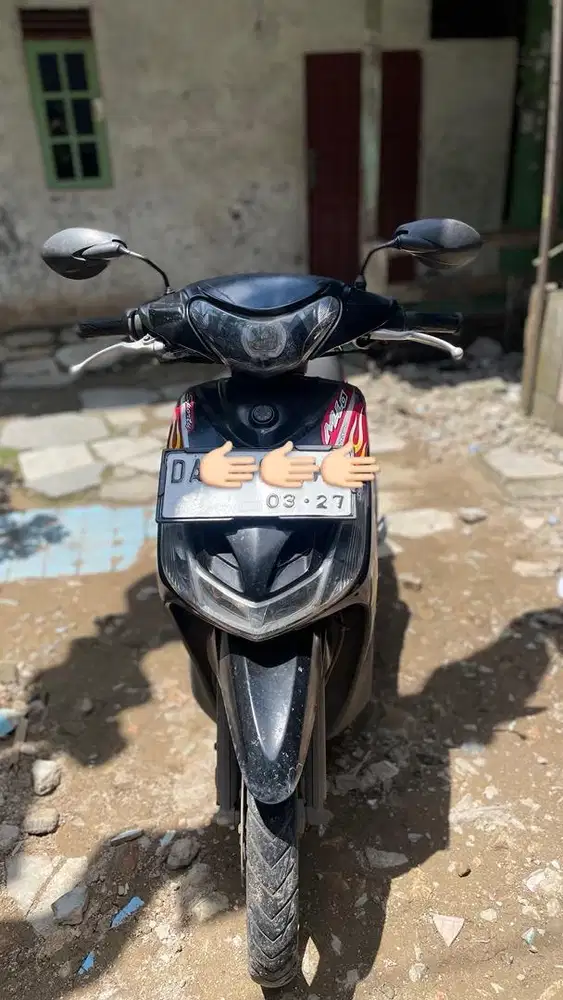DIJUAL MIO SPORTY 2011 PLAT BJB SS LENGKAP CUMAN MATIAN
