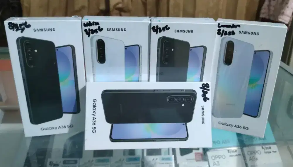 New Samsung A36-8/256 5G Garansi Resmi 1 Tahun