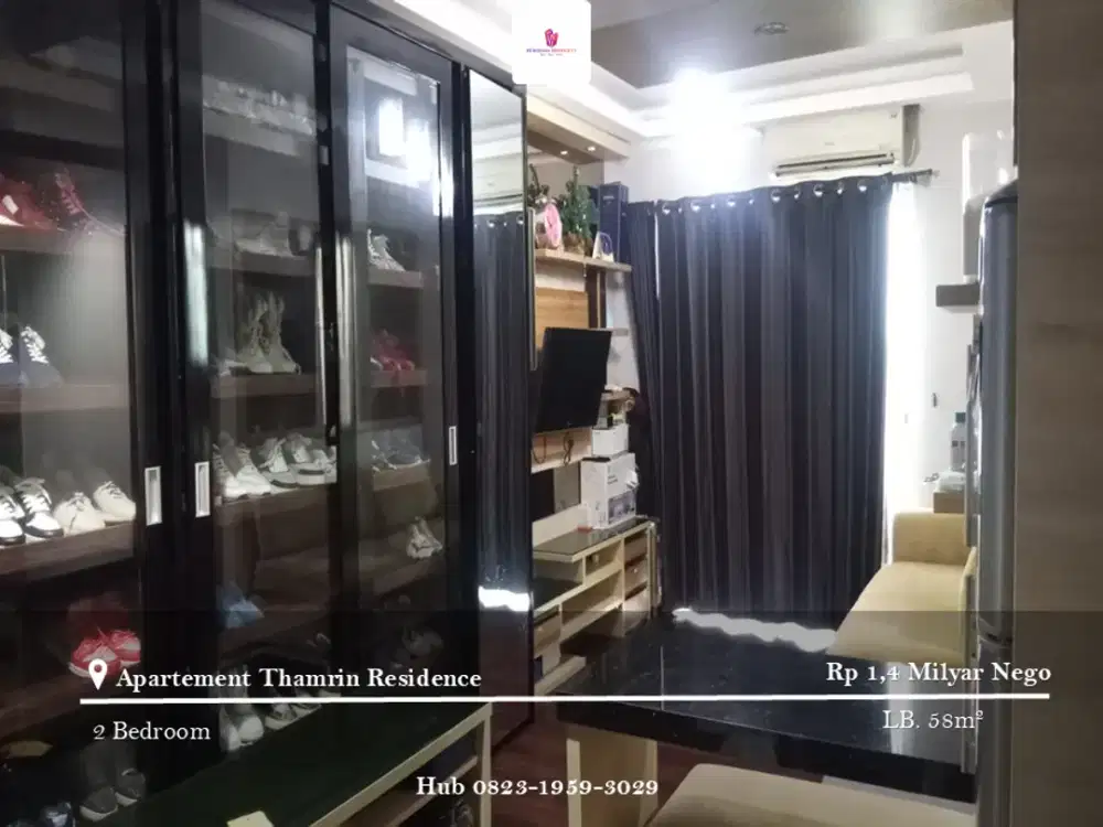 Dijual Aparrtement Thamrin Residence 2BR Furnished Tower C