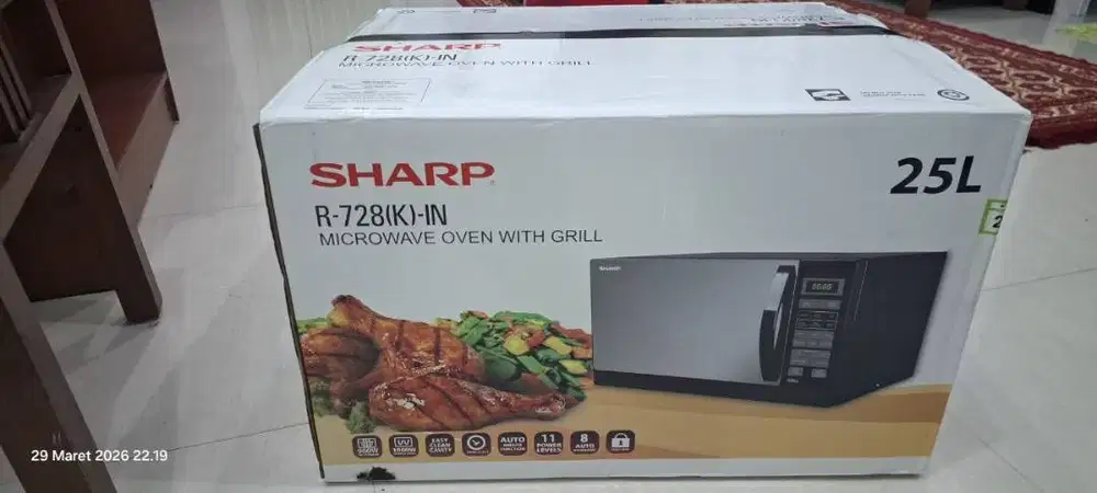 Jual Sharp Microwave Oven with Grill R-728(K)-In (25 Liter) Baru