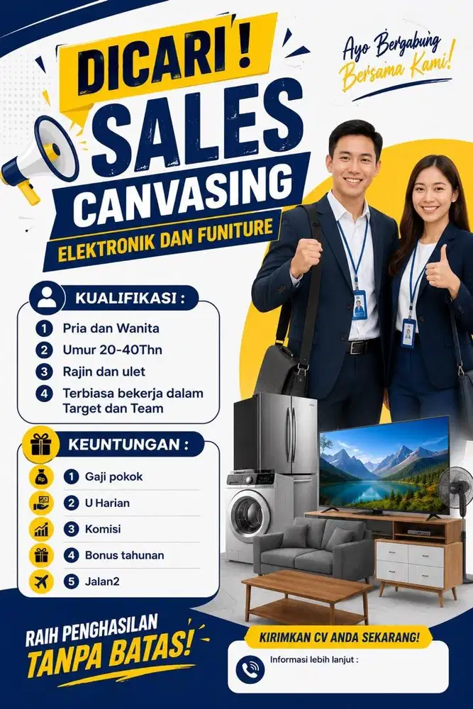 Dicari Sales Canvasing