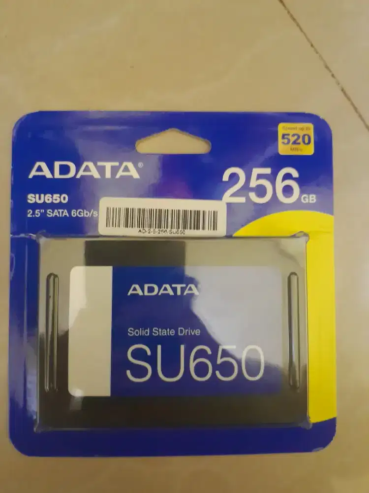 Ssd adata 2.5 256 gb