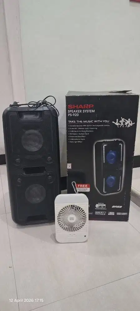 Speaker SHARP PS-920 Suara Bass Mantab Jedag Jedug