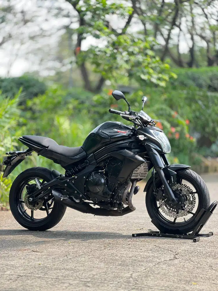 KAWASAKI ER6N 650 ABS HITAM 2013 KM 5K PAJAK PANJANG NO MINUS