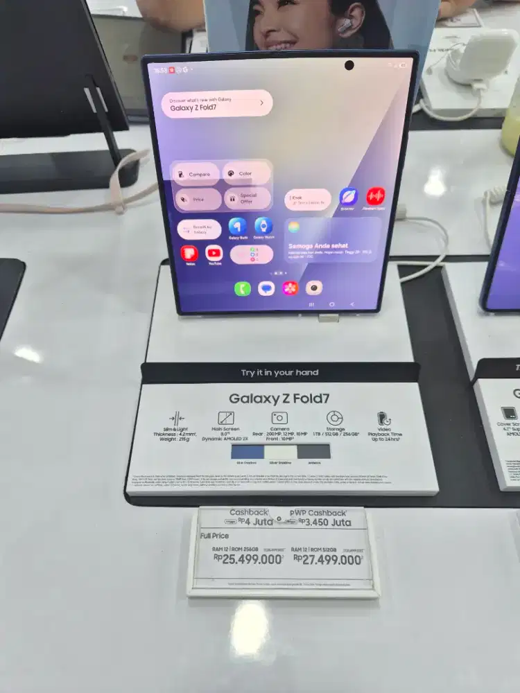 Samsung Galaxy ZFold7 Cashback hingga 4juta