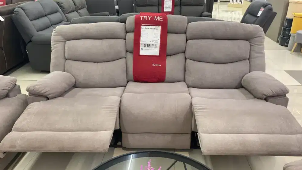 Sofa Laurel Recliner 3Seater Free 1Seater