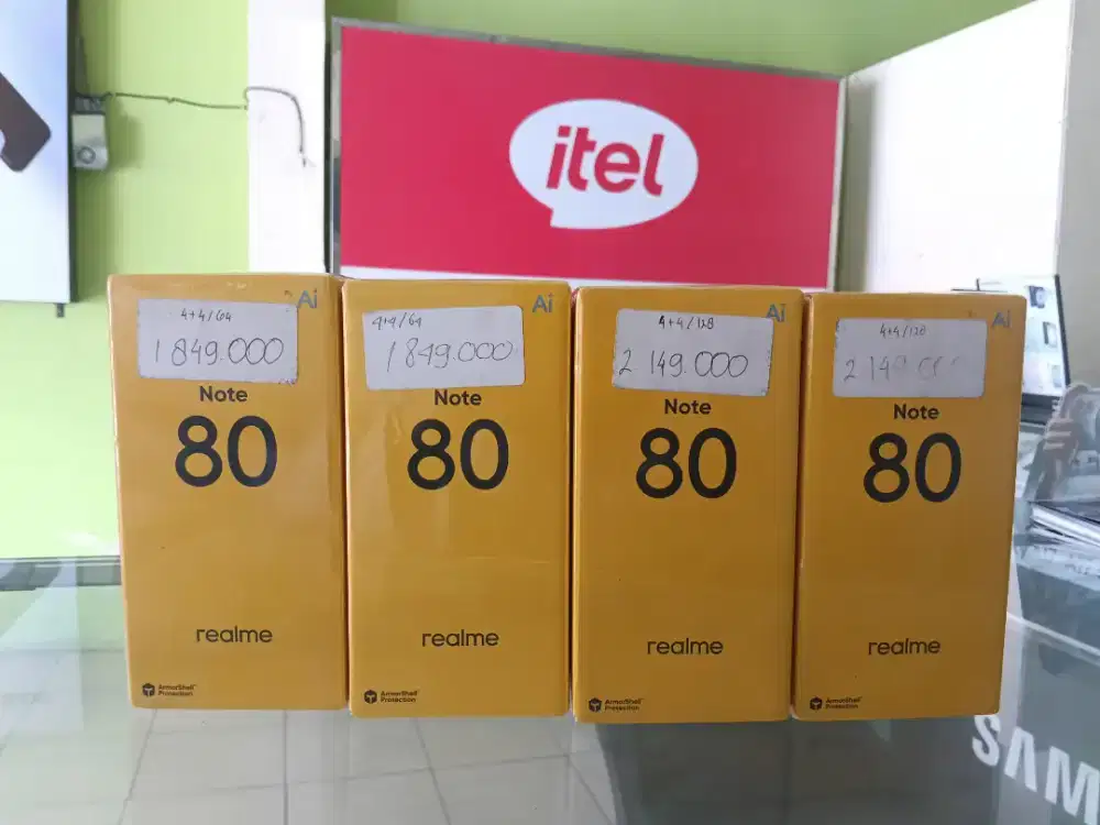 READY REALME NOTE 80, GASS SEBELUM HARGA NAIK