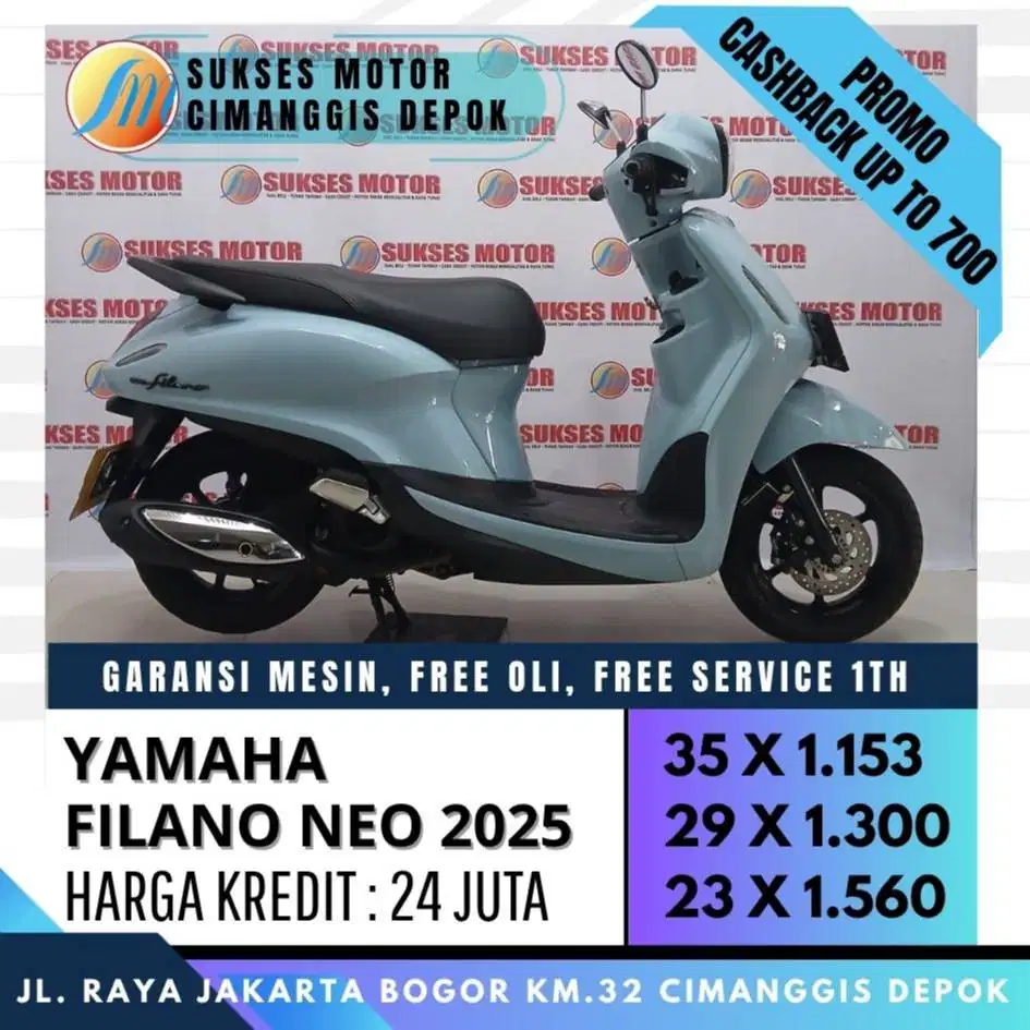 GRAND FILANO NEO 2025 UNIT MULUS BERGARANSI MESIN [SUKSES MOTOR]