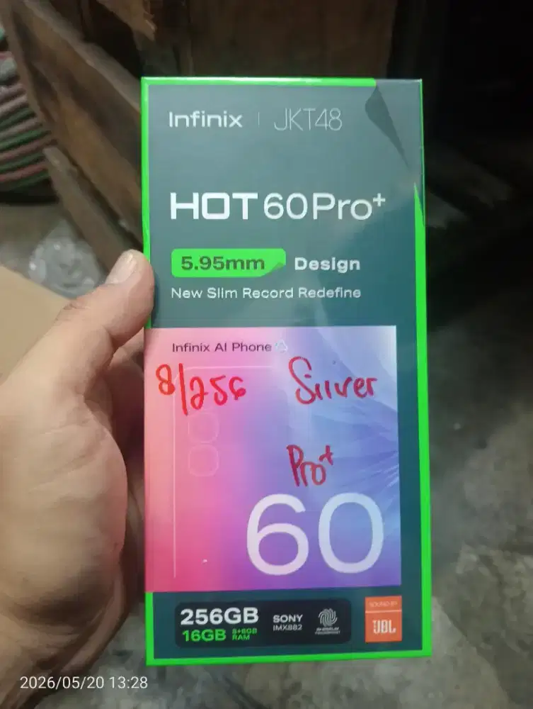 INFINIX HOT 60 PRO PLUS RAM 8/256 BARU