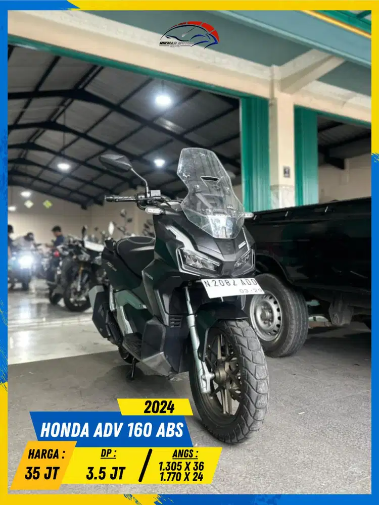 HONDA ADV 160 ABS 2024 BEKAS RASA BARU BOSS HIKMAH MOTOR KEPUH MALANG