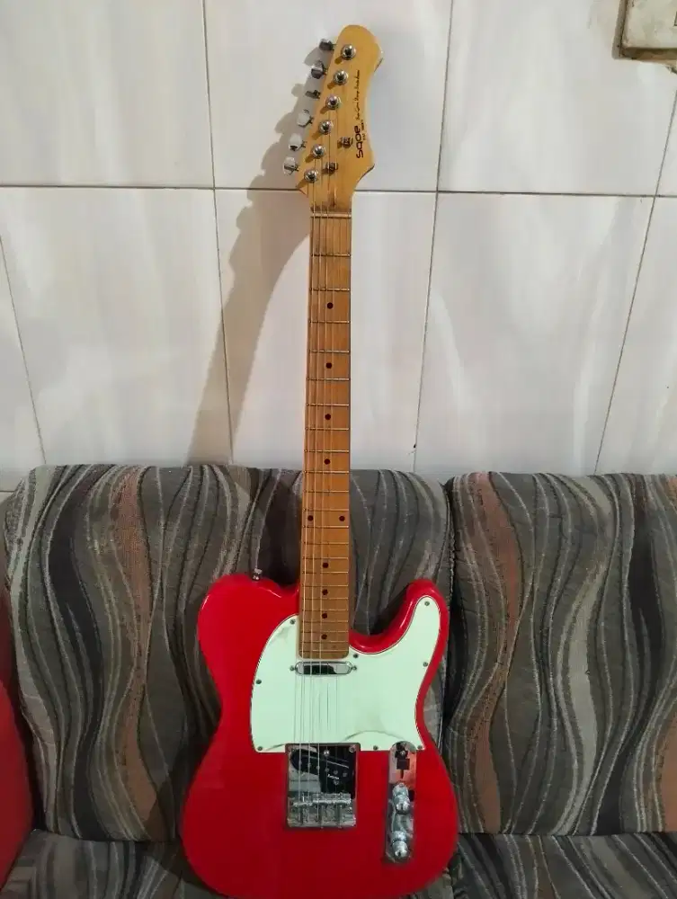 Gitar listrik SQOE SETL300 Telecaster