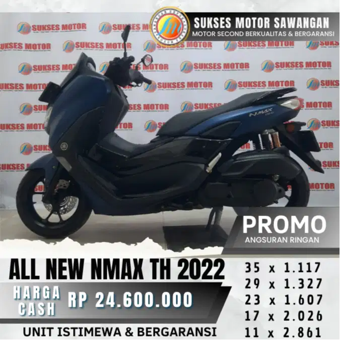 YAMAHA ALL NEW NMAX TH 2022 UNIT MULUS BISA CASH KREDIT BERGARANSI