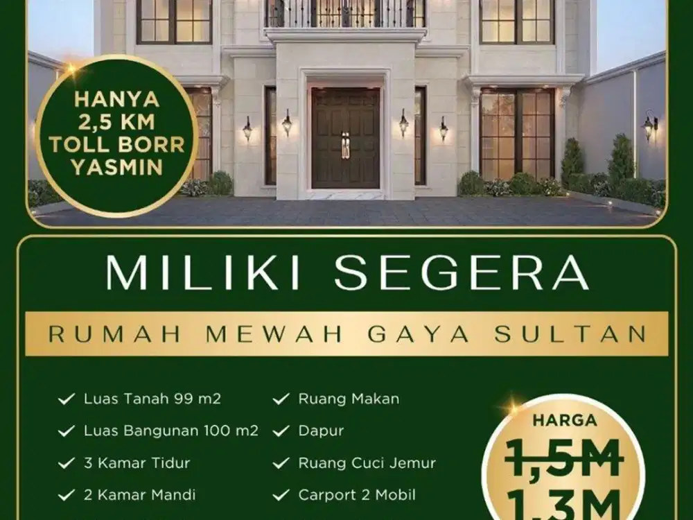Jual Rumah 2 Lantai di Cimanggu bogor